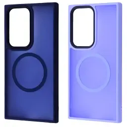 Чохол-накладка Wave Matte Insane Case with Magnetic Ring для Samsung Galaxy S24 Ultra SM-S928 Midnight Blue - мініатюра 2