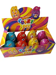 Яйце пластикове Crazy Egg 25г 8шт