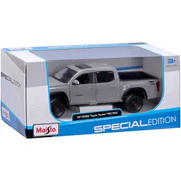 Ігрова автомодель Maisto 2023 Toyota Tacoma TRD TRO 1:24 (32910 grey) - мініатюра 7
