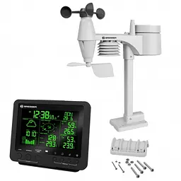 Метеостанція Bresser Weather Center 5-in-1 256 colour Professional Black (7002520CM3000) - мініатюра 9