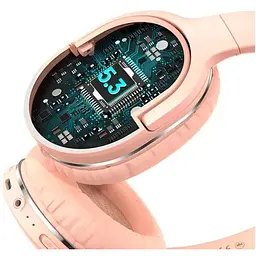 Бездротові навушники повнорозмірні Baseus Encok Wireless headphone D02 Pro рожеві - мініатюра 6