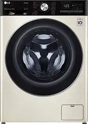 Пральна машина LG з фронтальним завантаженням F4V5VS9B, 9кг, 1400, A+++-30%, Пар, глибина 56см, Дисплей, Інвертор, Бежевий (F4V5VS9B)