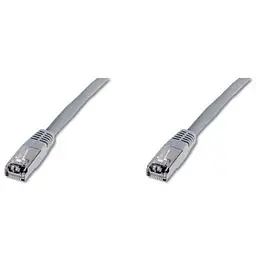 Патч-корд Digitus 0.5м, cat.5e, SF-UTP, AWG 26/7, gray (DK-1531-005) - мініатюра 2