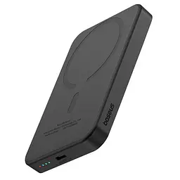 Зовнішній акумулятор MagSafe - бездротовий Baseus Power Bank 5000mAh 20W (PPCXM05) чорний - мініатюра 2