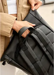 Жіночий рюкзак Sambag RollTop X чорно-сірий 41 х 27 х 18 см (24320130) - мініатюра 9