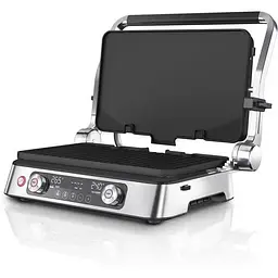 Електричний гриль Braun MultiGrill 9 Pro CG9140 2200 Вт сріблясто-чорний - мініатюра 3