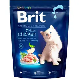 Сухий корм для кошенят Brit Premium by Nature Cat Kitten Chicken із куркою 300 г