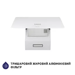 Витяжка Minola HDN 6224 WH 700 LED (похила) - мініатюра 6