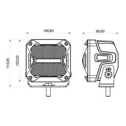 Cвітлодіодна фара WL-G7 30W Premium Driving Decker (НФ-00001520) - мініатюра 4