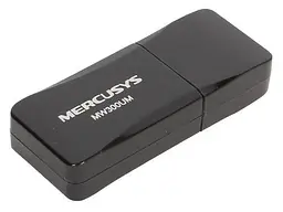 Сітковий адаптер Mercusys MW300UM USB WiFi 4 2.4 GHz (300 Мбіт/с) чорний MW300UM