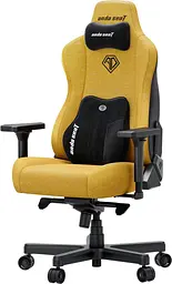 Ігрове крісло Anda Seat Kaiser 3E XL Bright Yellow Fabric (AD23YC-XL-09-Y-CF-Y01) - мініатюра 3