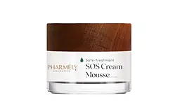 Крем-мус SOS Cream Mousse для живлення та пом'якшення шкіри, без жирної плівки Pharmely 50 мл - мініатюра 1