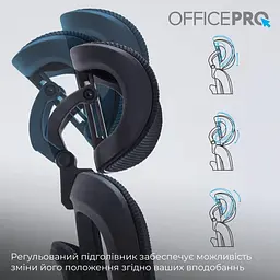 Офісне крісло OfficePro OC680B Black (OC680B) - мініатюра 8