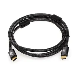 Кабель HDMI-HDMI Atcom Premium ver 2.1, 4К, 1м, Black - мініатюра 2