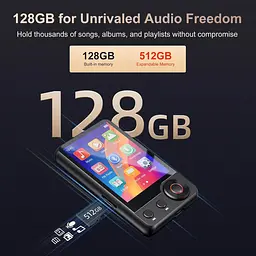 MP3 плеєр Mechen D53 HiFi Lossless Audio 128ГБ Чорний - мініатюра 5