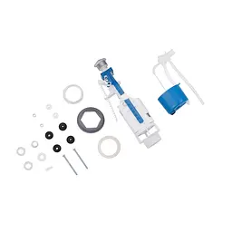 Комплект для бачка унітаза Kroner KRP - KIT7754 з подвійною кнопкою, бокове підведення 1/2", Хром - мініатюра 3