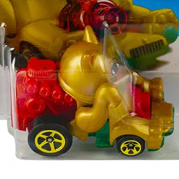 Базова машинка Hot Wheels Experimotors Feline Lucky золотиста (5785) JJJ54-N521 - мініатюра 2
