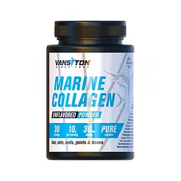 Морський колаген Vansiton Marine Collagen, 300 грам - Без смаку для шкіри, волосся та нігтів