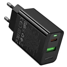 СЗУ Hoco CS95A Leader PD30W+QC3.0 charger(EU) Black - мініатюра 3