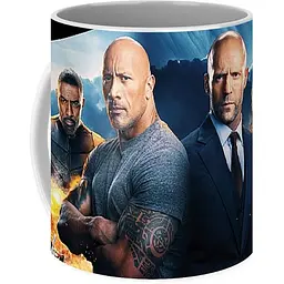 Кухоль GeekLand Форсаж The Fast and the Furious Хоббс та Шоу FF.02.005 330 мл білий - мініатюра 3