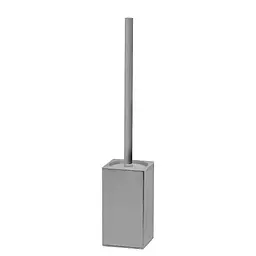 Йоржик для унітазу підлоговий VBI Quadro nickel VBI-040121NI, Никель