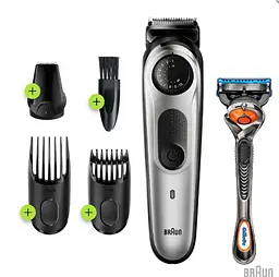 Триммер для бороди та волосся Braun BT 5260 + Станок для гоління gilette в подарок - мініатюра 2