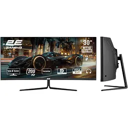 Монітор 2E GAMING 30" G3024B 2xHDMI DP Audio VA 2560x1080 21:9 200Hz 1ms CURVED FreeSync teh0014243