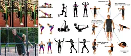Гумова петля-еспандер лижника, плавця, боксера 12 мм EasyFit fit0024851 - мініатюра 3