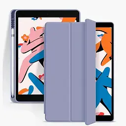 Чохол-книжка BeCover Tri Fold Soft TPU з кріпленням Apple Pencil для Apple iPad Air 4/5 2020/2022 10.9" Purple (708455) - мініатюра 5