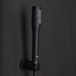 Ручний душ 1 режим струменя Grohe Euphoria Cosmopolitan Stick 22126KF0, Чорний матовий - мініатюра 5