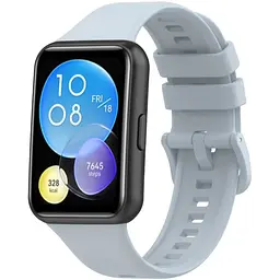 Ремінець DK для Huawei Watch Fit 2 Silicone Sport Full Light Classic (grey) - мініатюра 3