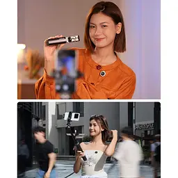 Бездротова мікрофонна система Ulanzi A21 Wireless Microphone, dual-mic, (Lightning) Black (A054) - мініатюра 9
