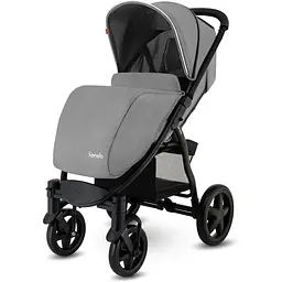 Прогулянкова коляска Lionelo Annet Plus Concrete, світло-сіра (LO-ANNET PLUS CONCRETE) - мініатюра 2