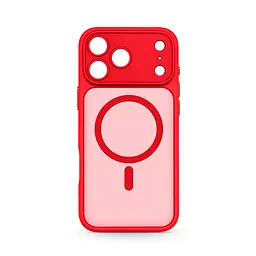 Чехол для Apple iPhone 17 Pro Max, Lush MagCase, красный, противоударная панель-накладка из TPU и PC, полупрозрачный чехол с MagSafe (с магнитом), с защитой камеры, поддержка беспроводной зарядки, защита всего корпуса, ArmorStandart (ARM87504)
