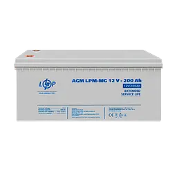 Акумулятор мультигелевий LPM-MG 12V - 200 Ah - мініатюра 2