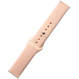 Універсальний ремінець Silicone Band для Xiaomi Amazfit Bip 20mm Pink Sand [51444]