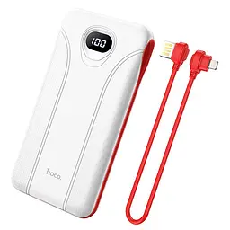 Портативна батарея Power Bank Hoco Borealis з вбудованим кабелем 10000mAh цифровий LED дисплей J71 - мініатюра 6