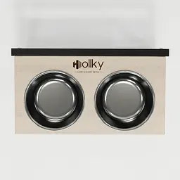 Hollky Flex M — миски на регульованій підставці для середніх собак (2 × 0.85 л) - мініатюра 9
