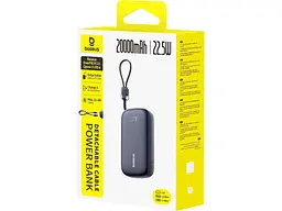 Зовнішній акумулятор (Power Bank) BASEUS EnerFill FC21 Qpow 3 Ultra 20000mAh 22.5W Black (E0027M00) - мініатюра 8