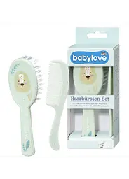 Дитячий набір для розчісування волосся Babylove Зелений Лев (2 шт.)