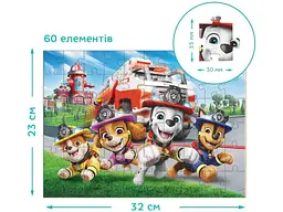 Пазл Пожежно-рятувальна станція Paw Patrol, DoDo, 60 ел. - мініатюра 3