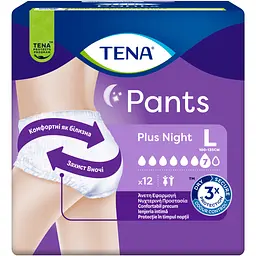 Труси-підгузки для дорослих Tena Pants Plus Night Largе 12 шт. - мініатюра 2