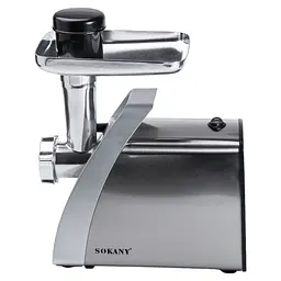 М'ясорубка електрична SOKANY SK-06001 з насадками, сталь Sokany SK-06001 - мініатюра 2