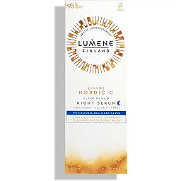 Нічна відновлююча сироватка Lumene Valo Glow Renew, для сяйва шкіри, 30 мл (8000020066653) - мініатюра 2