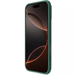 Карбонова накладка Nillkin CamShield Pro для Apple iPhone 16 Pro Max (6.9) Deep Green - мініатюра 4