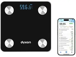 Ваги підлогові DYXON MEGASCALES 200 Black (DXNVGMGSCLS200B) - мініатюра 2
