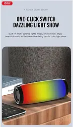 Портативна акустика XO f27 Bluetooth Speaker бездротова чорна - мініатюра 4