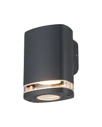Вуличний світильник Kanlux 38885 ZEVI GU10 1x10 IP54 сірий