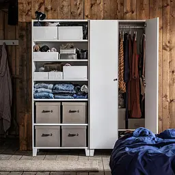 Органайзер з відділеннями IKEA білий для шухляд та полиць, 20×34×10 см - мініатюра 5
