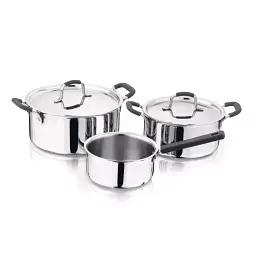 Набір посуду MasterPro Foodies collection 2 каструлі та ківш (BGEU-5539)